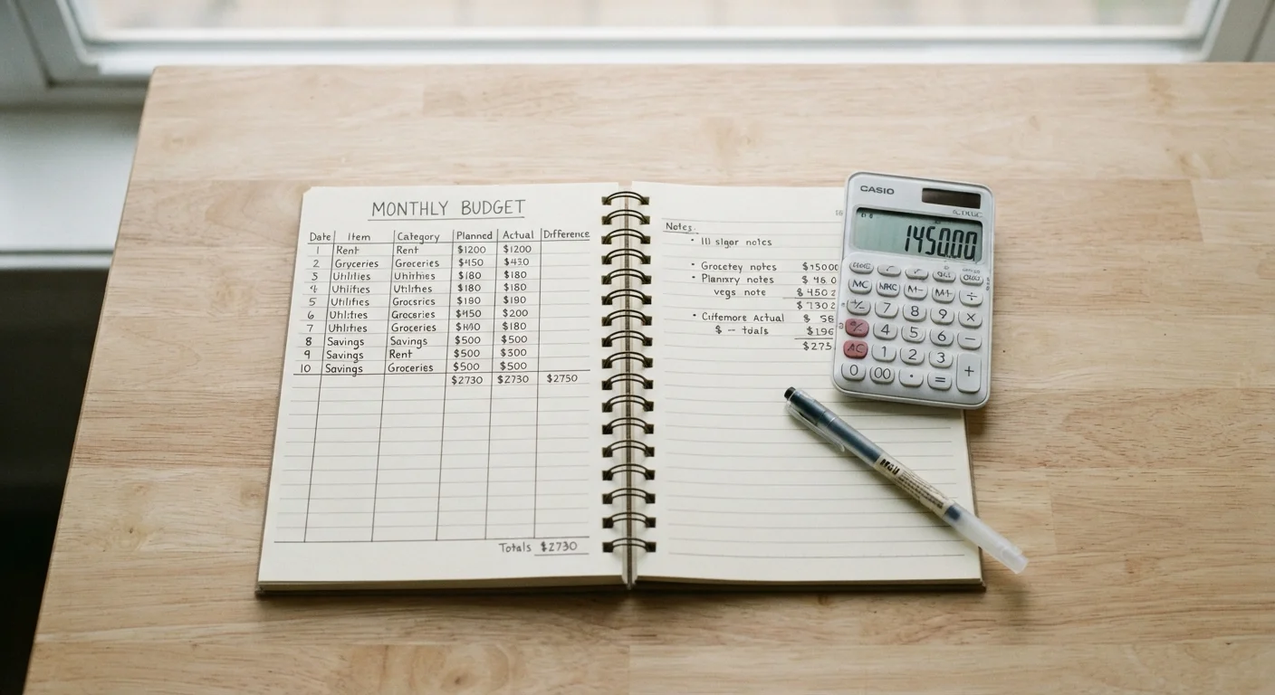 Building Your First Monthly Budget in Six Steps