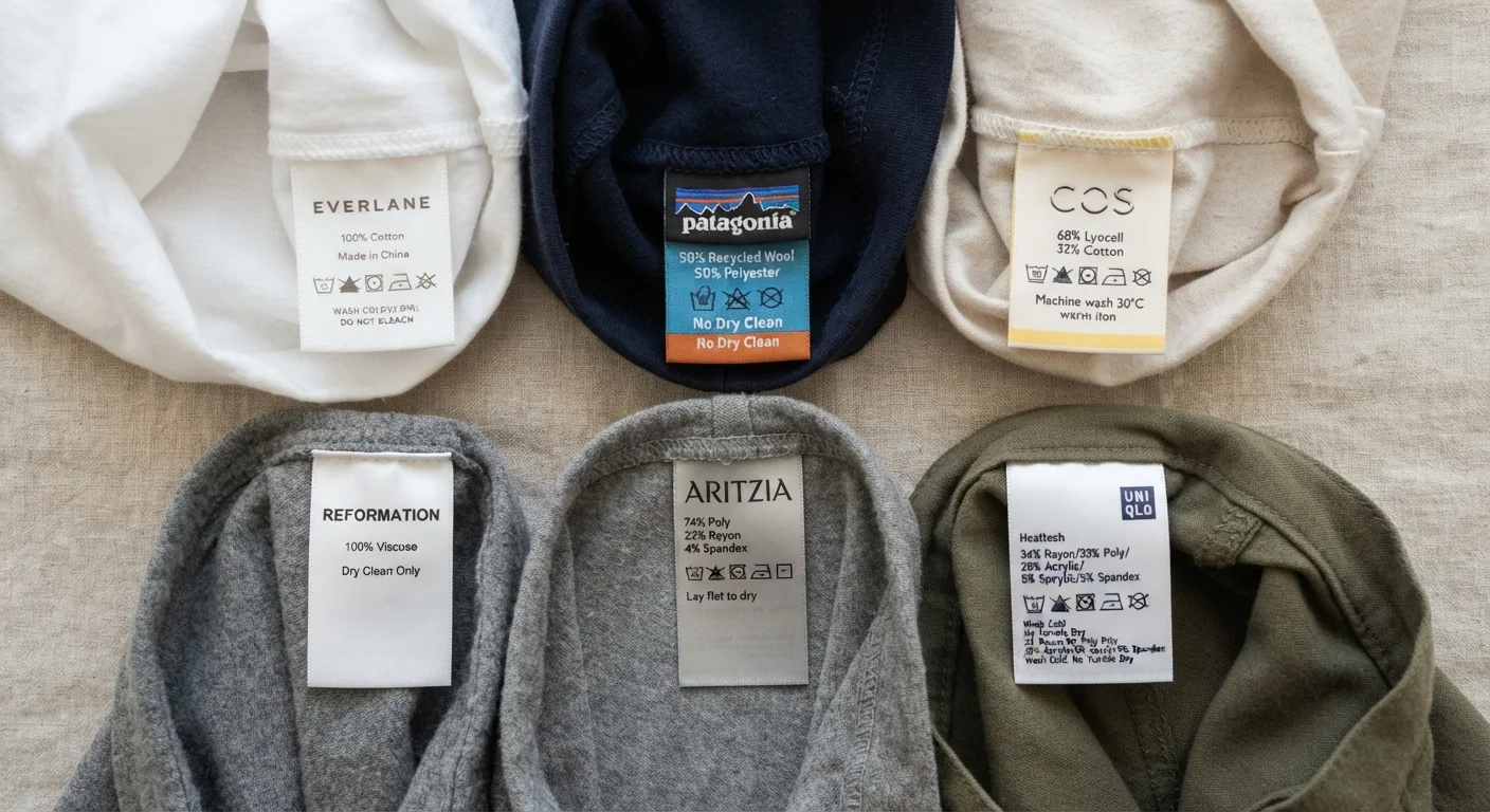 Clothing Fabric Guide: What the Labels on Your Clothes Actually Tell You