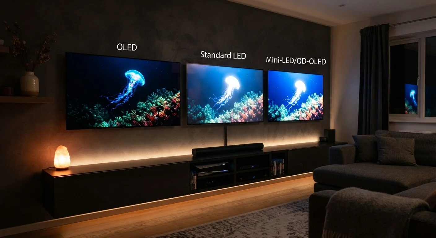 OLED, QLED, and LED TVs: What Sets Each Screen Technology Apart