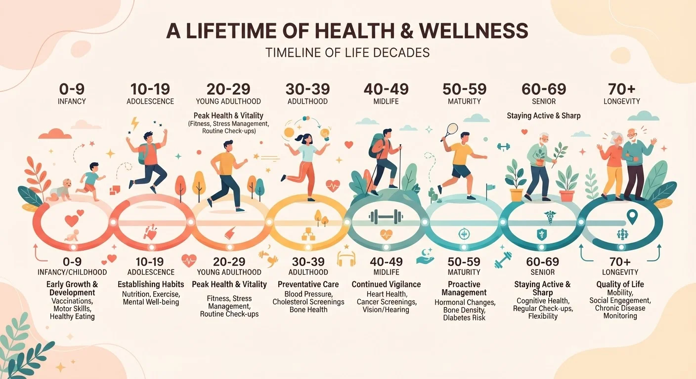 Preventive Health Across Every Decade: A Life-Stage Roadmap