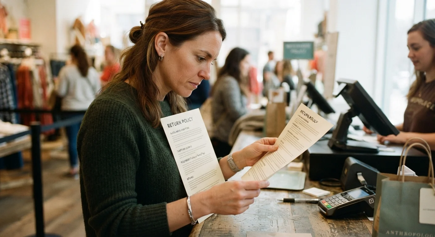 Reading a Return Policy Before You Buy Anything