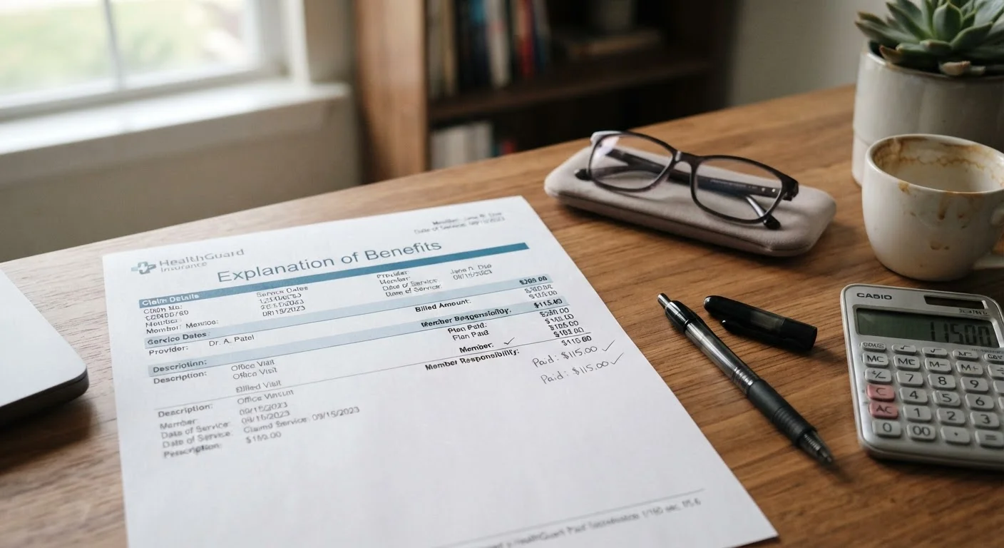 Reading an Explanation of Benefits: What That Document Is Actually Telling You