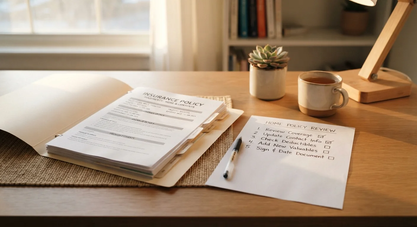 Reviewing Your Insurance Coverage: A Practical Annual Checklist