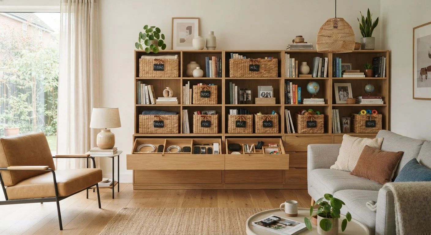 Storage Solutions That Actually Reduce Household Clutter