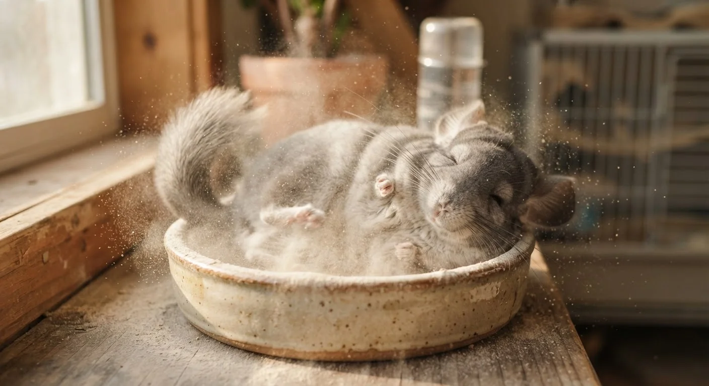 What Chinchilla Dust Baths Are — And Why Skipping Them Causes Problems