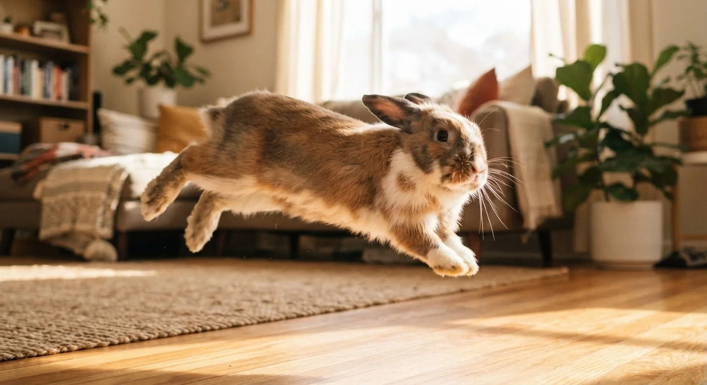 Why Your Rabbit Keeps Thumping, Binkying, or Hiding — Behavior Decoded