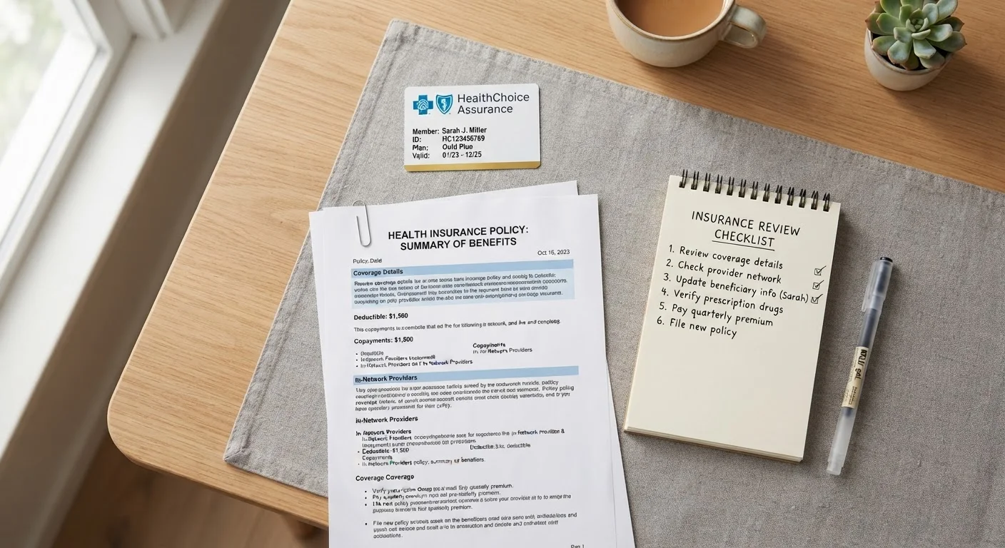 Your Annual Health Insurance Review Checklist